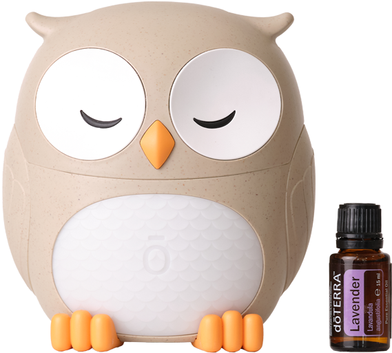 dōTERRA Owl Diffuser (Difuzorius) ir Lavender (Levandų) eterinis aliejus