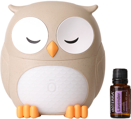 dōTERRA Owl Diffuser (Difuzorius) ir Lavender (Levandų) eterinis aliejus