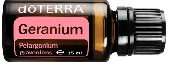 Geranium oil bottle