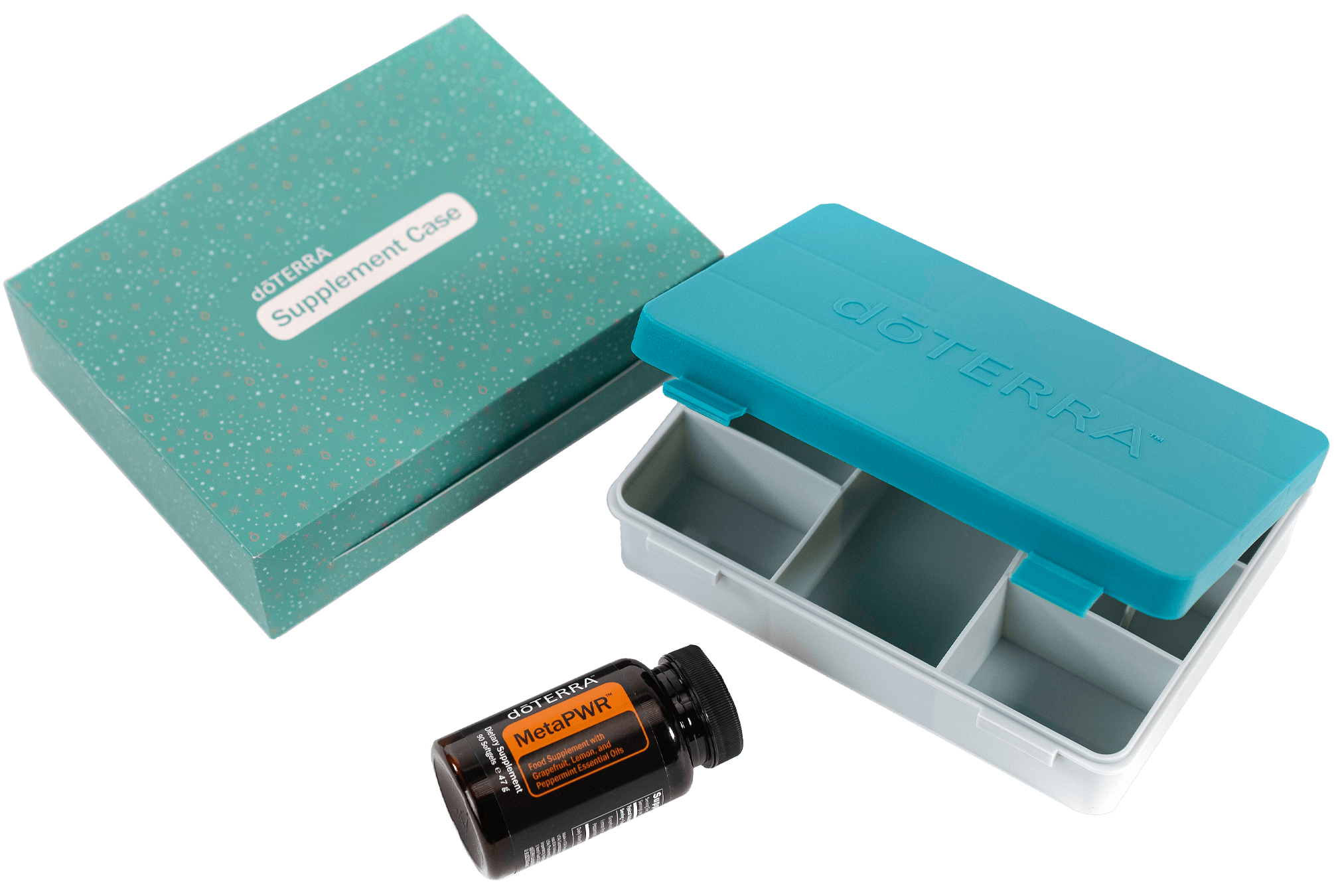 dōTERRA Supplement Case & MetaPWR Softgels