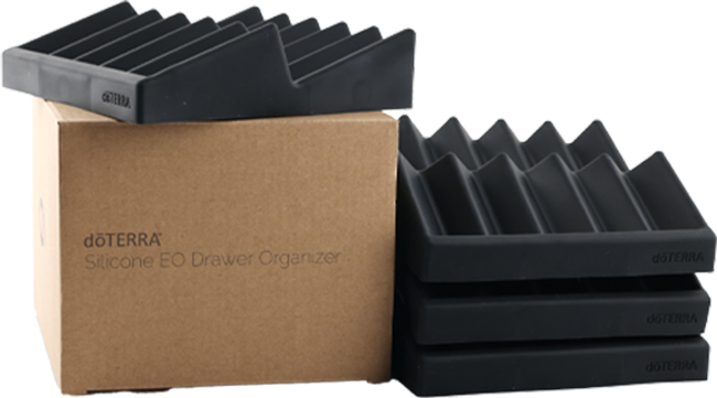 Silicone Essential Oil Drawer Organizer 4pk