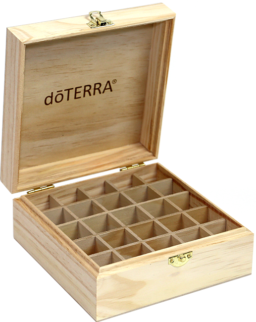 dōTERRA Logo Engraved Wooden Box